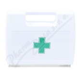 Lékárnička - plast.  kufřík s křížem bílý prázdný