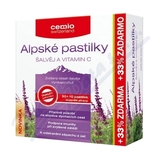 Cemio Alpské pastilky šalvěj a vitamin C pst. 30+10