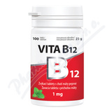 Vita-B12 1mg žvýkací tbl. 100 s příchutí Máty CZ-SK