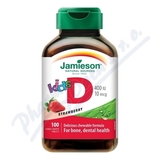 JAMIESON Vitamn D3 Kids jahoda cucac tbl. 100