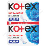 KOTEX Ultra Night vloky Duo pack 12ks