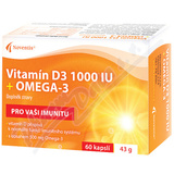 Vitamn D3 1000 IU+Omega-3 cps. 60