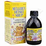 Mllerv dtsk sirup s jitrocelem a mated. 245ml