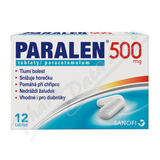 Paralen 500mg tbl. nob. 12