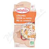 BABYBIO zelenina-krt maso-re 8m+ 2x200g