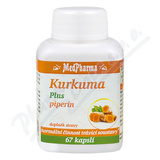 MedPharma Kurkuma Plus piperin cps. 67