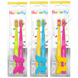 SOFTdent Butterfly dtsk zubn kart. mix barev 2ks