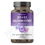MOVit D3+K2 Calcium citrt Premium cps. 90
