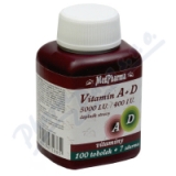 MedPharma Vitamn A+D (5000 I. U. -400 I. U. ) tob. 107